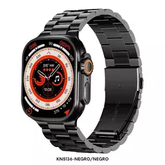 Reloj Smartwatch Knock Out KN5136 malla de metal negro