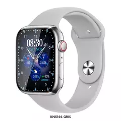 Reloj Smartwatch Knock Out KN5144 malla de silicona gris unisex