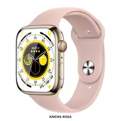 Reloj Smartwatch Knock Out KN5144 malla de silicona rosa unisex