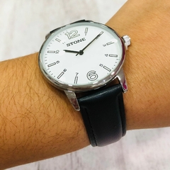 Reloj Stone ST1130NB Malla De Cuero Para Hombre - comprar online
