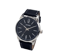 Reloj Stone ST1144N Malla De Cuero Para Hombre