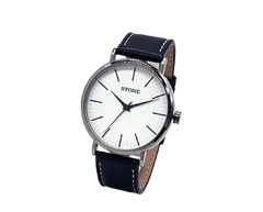 Reloj Stone ST1145NB Malla De Cuero Para Hombre