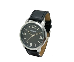 Reloj Stone ST1183N Malla De Cuero negro Para Hombre