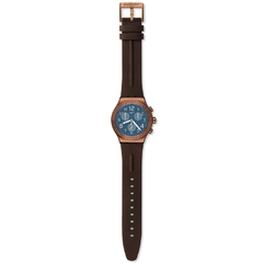 Reloj Swatch Core YVC100 Back To Copper para cabalero malla de cuero en internet