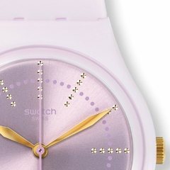 Reloj Swatch GP148 GUIMAUVE Mujer malla de silicona - BRAINE JOYAS Y RELOJES