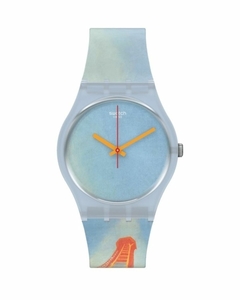 Reloj Swatch GZ357 Pompidou Eiffel Tower, By Robert Delaunay para Mujer malla de Silicona - comprar online