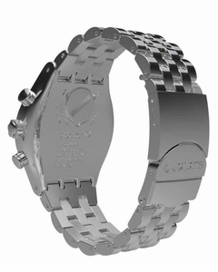 Reloj Swatch Irony YVS423GC Tech-Mode Boxengasse para cabalero con cronógrafo y calendario, malla de acero - tienda online