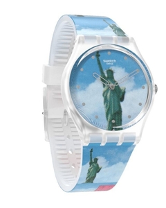 Reloj Swatch Gz351 Moma New York By Tadanori Yokoo para Mujer malla de Silicona - BRAINE JOYAS Y RELOJES