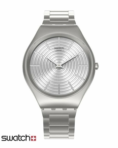 Reloj Swatch Syxs129g Irony Skin Mujer colección Essentials malla de acero