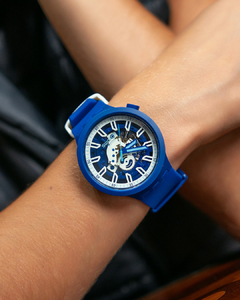 Reloj Swatch SB01N102 ISWATCH BLUE Big Bold Unisex de silicona