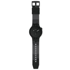 Reloj Swatch SB03B110 Basalt Big Bold Bioceramic Unisex malla de silicona - BRAINE JOYAS Y RELOJES