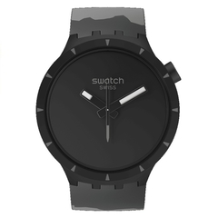 Reloj Swatch SB03B110 Basalt Big Bold Bioceramic Unisex malla de silicona en internet