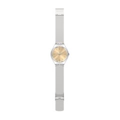 Reloj Swatch SYXS133M Skingoldenblink para dama malla de acero