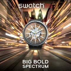 Reloj Swatch So27b114 Light Taste Big Bold Spectrum Unisex malla de silicona - tienda online