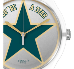 Reloj Swatch SO29Z119 STAR DAD para caballero malla de silicona en internet