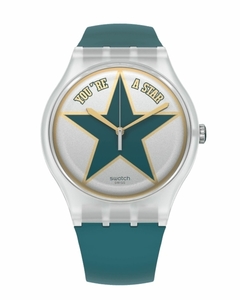 Reloj Swatch SO29Z119 STAR DAD para caballero malla de silicona - BRAINE JOYAS Y RELOJES