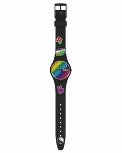 Reloj Swatch SO31B101 Bioceramic Flower Power Go With The 'Bow Unisex de silicona - BRAINE JOYAS Y RELOJES