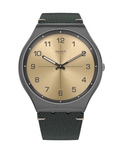 Reloj Swatch SS07M101 Trovalized para cabalero malla de cuero - comprar online