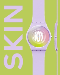 Reloj Swatch SS09V101 TIME FOR JOY malla de silicona - comprar online