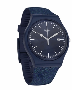 Reloj Swatch SUON401 GLITTERSPACE mujer malla de silicona con calendario - comprar online