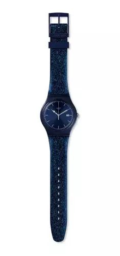 Reloj Swatch SUON401 GLITTERSPACE mujer malla de silicona con calendario - BRAINE JOYAS Y RELOJES