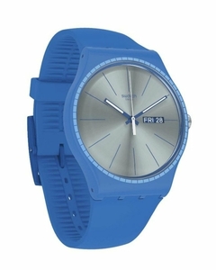 Reloj Swatch Suon714 Blue Rails para hombre malla de silicona con doble calendario - comprar online