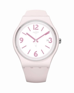 Reloj Swatch SUOP400 ENGLISH ROSE para dama malla de silicona con calendario - comprar online