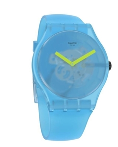 Reloj Swatch SUOS112 OCEAN BLUR para mujer malla de silicona - BRAINE JOYAS Y RELOJES