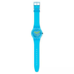 Reloj Swatch SUOS112 OCEAN BLUR para mujer malla de silicona - tienda online