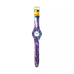Imagen de Reloj Swatch Suoz345 Gohan Dragon Ball Z X Swatch unisex malla de silicona