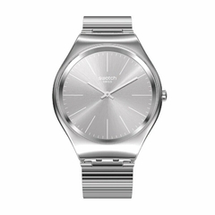 Reloj Swatch SYXS123GG Skinsteel unisex malla de acero plateado en internet