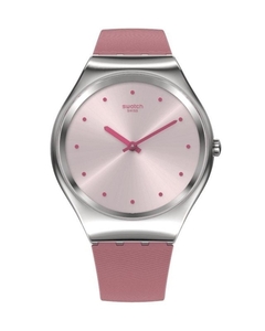 Reloj Swatch SYXS135 ROSE MOIRE para dama malla de silicona - comprar online