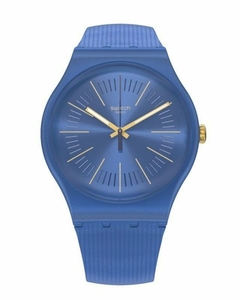 Reloj Swatch Suon143 Cyderalblue Unisex New Gent malla de silicona en internet