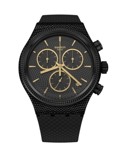 Reloj Swatch YVB408 Crazy For Precious malla de silicona para caballero cronógrafo y calendario