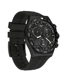 Reloj Swatch YVB409 Techno Black malla de silicona para caballero cronógrafo y calendario en internet