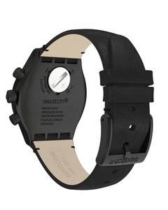 Reloj Swatch YVB410 Vidi Core Chrono malla de cuero para caballero en internet