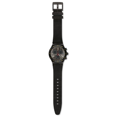 Reloj Swatch YVB410 Vidi Core Chrono malla de cuero para caballero - tienda online