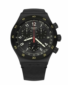 Reloj Swatch YVB410 Vidi Core Chrono malla de cuero para caballero - comprar online