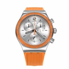 Reloj Swatch YVS483 HYPERBRIGHTS malla de silicona para caballero cronógrafo y calendario