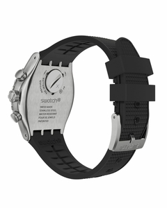 Reloj Swatch YVS487 Dark Irony malla de silicona para caballero cronógrafo y calendario - tienda online