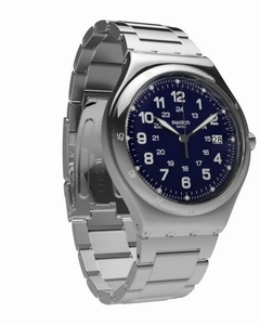 Reloj Swatch YWS420GC A Travelers Dream Blue Boat malla de acero para caballero con calendario - BRAINE JOYAS Y RELOJES