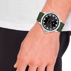 Reloj Tommy Hilfiger 1792021 para Hombre malla de silicona verde