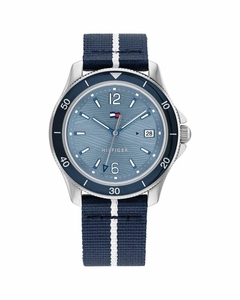 Reloj Tommy Hilfiger Brooke TH1782511 Para Dama malla de tela azul - comprar online