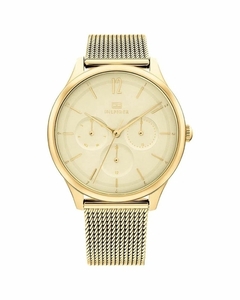 Reloj Tommy Hilfiger Layla TH1782458 Para Dama malla de acero tejido dorado - comprar online