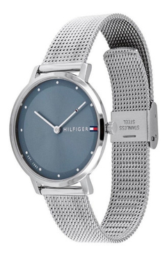 Reloj Tommy Hilfiger Pippa 1782149 para Mujer malla tejida plateado en internet