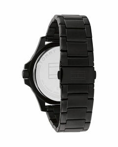 Reloj Tommy Hilfiger Ryan 1791996 Para caballero con calendario malla de acero negro - BRAINE JOYAS Y RELOJES