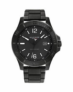 Reloj Tommy Hilfiger Ryan 1791996 Para caballero con calendario malla de acero negro - comprar online
