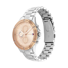 Reloj Tommy Hilfiger TH1782503 Para Dama malla de acero plateado y Rosé multifunción en internet