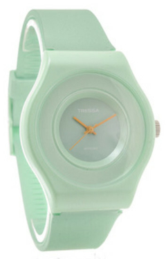 Reloj Tressa Fun (grande) TR-001 Verde Agua - comprar online