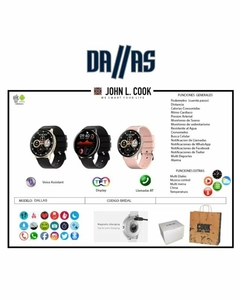 Reloj John L. Cook Smartwatch Modelo Dallas
